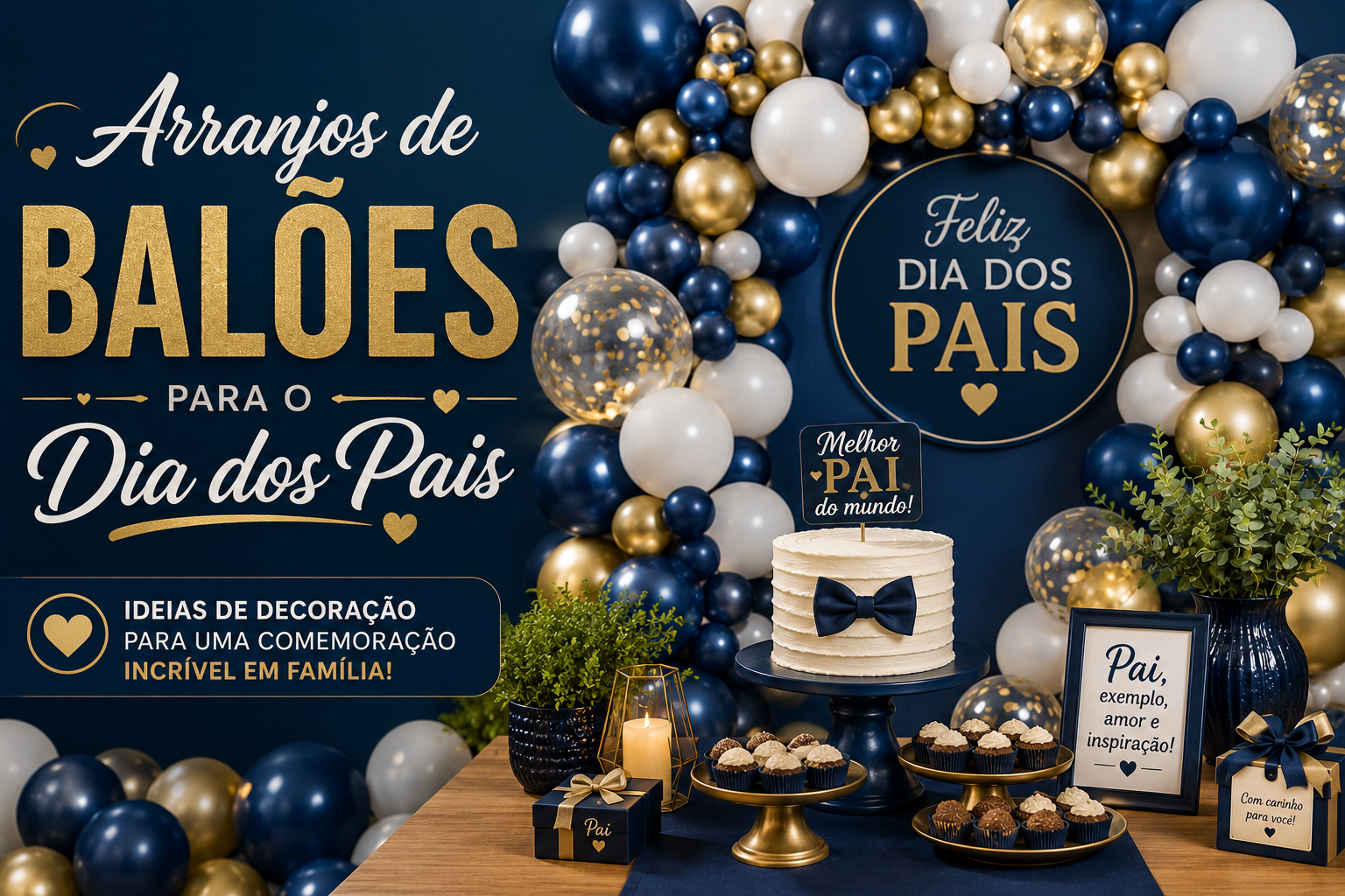 Arranjos de balões
